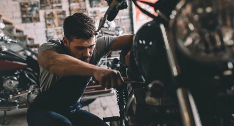 manutenção da moto